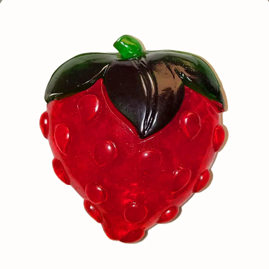 Giant strawberry gummy candy