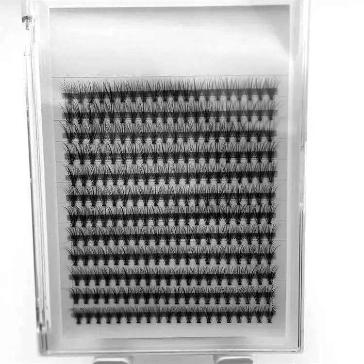 20-30P hot melt hair 12 large rows 0.05 thick mixed manufacturer wholesale single cluster eyelashes