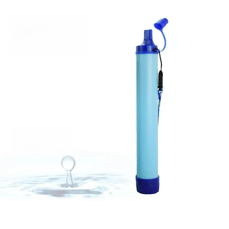 Johold 2024 Hot Selling Outdoor Water Filter Straw Water Purifier, Portable Drink Water Filter System with Bladder