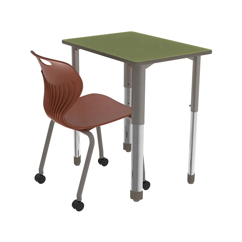 Popular school study desk table and chair school students study table and chair sets