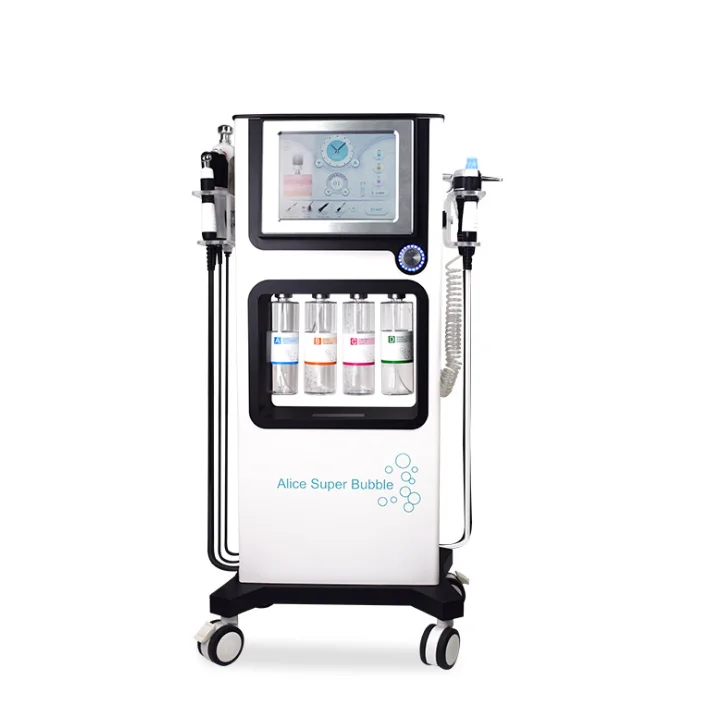 Alice super bubble hydro facial oxygen jet peel facial machine hydrodermabrasion aqua peel aesthetic machine