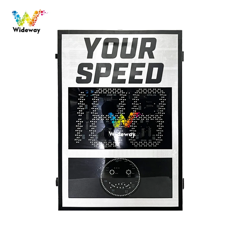 Your speed traffic rodar speed measurement feedback sign warning detect electric smile solar powered rader speed detector sign