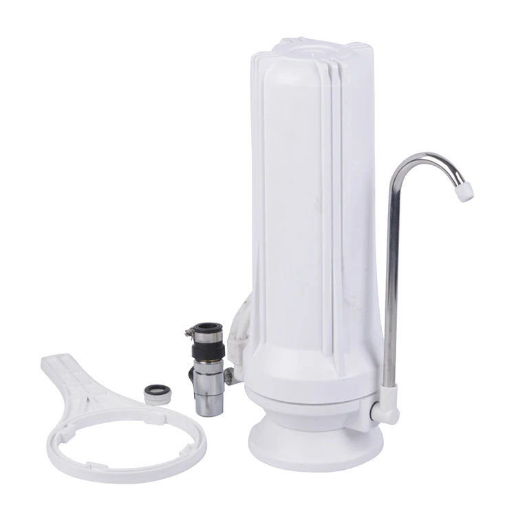 Single Stage Put Activated Carbon PP GAC Filter In 2.5 x 10 Inch Countertop Water Filter Purifier For Drinking Water