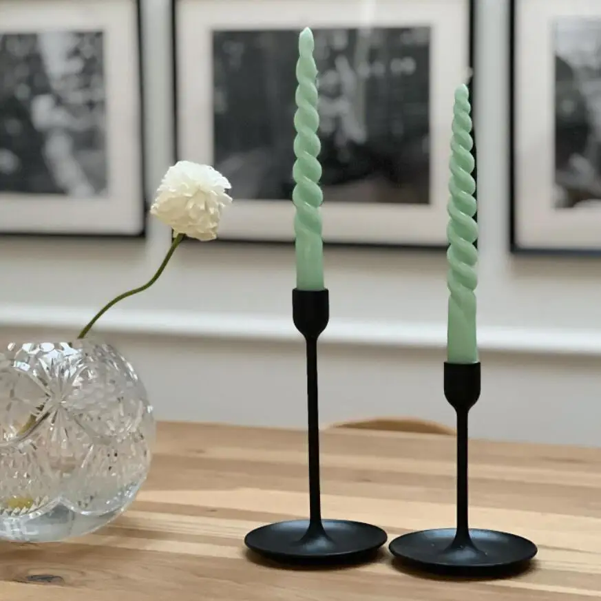 wholesale bulk twisted paraffin wax long wedding long candle stick