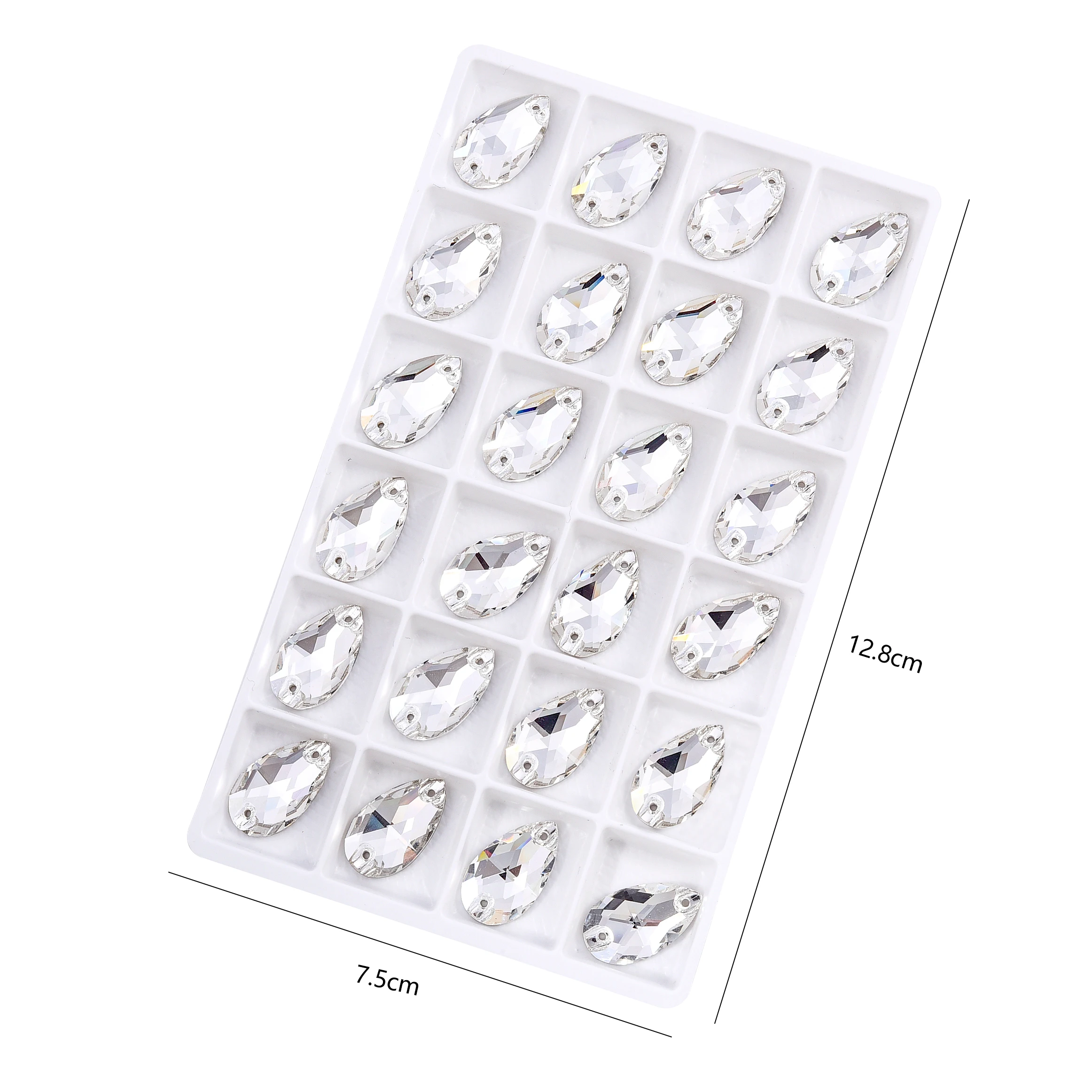 OLeeya Premium Sew on Rhinestones Flatback Technique Sew On Rhinestones Crystals For Wedding Dresses Evening Clothing