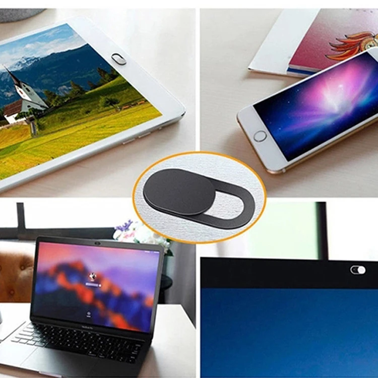 Custom Logo Laptop Notebook PC Webcam Slide Lens Cover 3 Pack Plastic Webcam Privacy Cover Wholesales