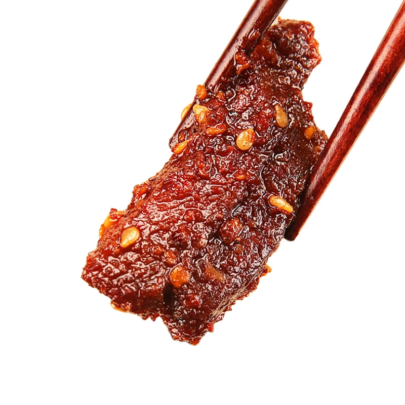 Оптовая продажа измельченная говядина измельченные полоски с пряным вкусом высокое качество вкусная Пищевая ценность китайская халяльная еда 150