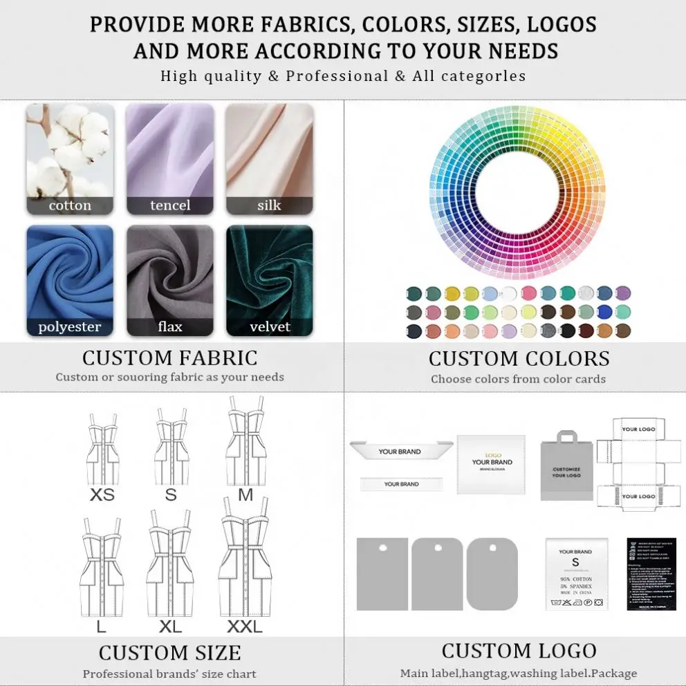 Chinese High Quality Custom Women Clothing Manufacturers Apparel Supplier Casual Dresses Verified Factory