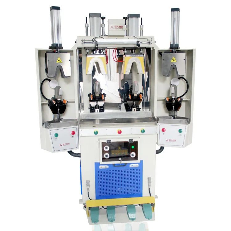back part heel moulding footwear manufacturing equipment machine