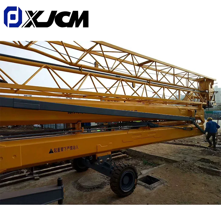 Ton Self Erecting Mini Folding Tower Crane High Efficiency Remote Controlling 2 Ton 3 Ton 4 Provided Tower Crane Spare Parts 25m