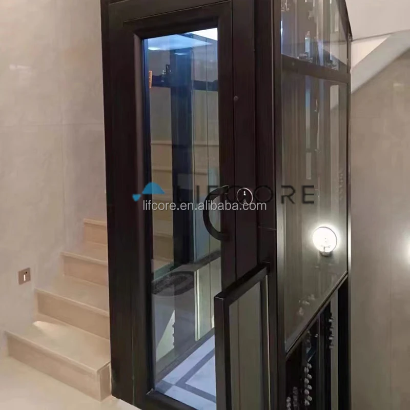 Small home villa elevator residential open lift hydraulic home lift platform