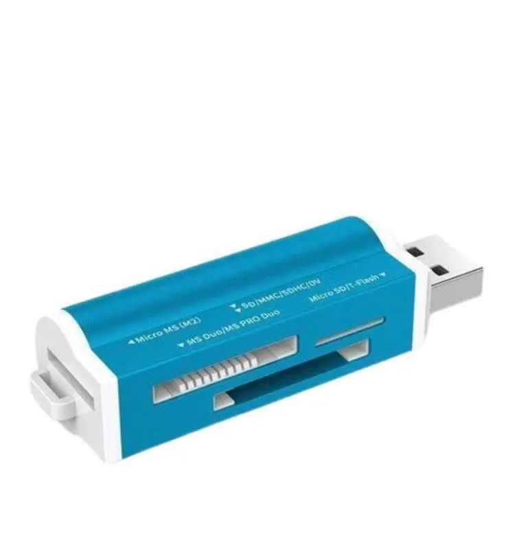 SD SDHC TF M2 MMC MS PRO DUO All in 1 USB 2.0 Multi-function Memory Card Reader