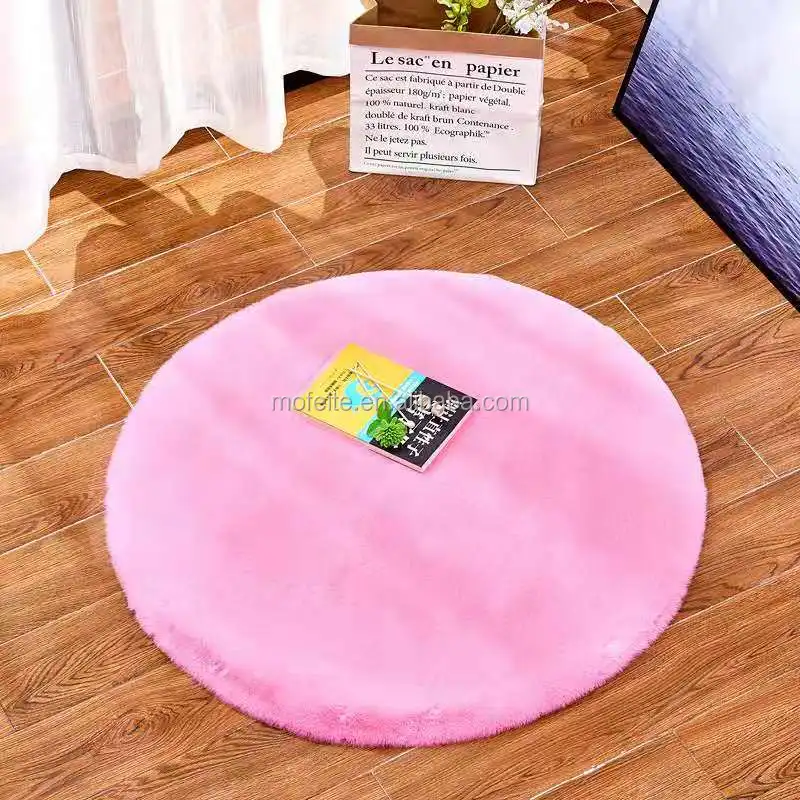 shaggy artificial faux rug fur carpet for Living Room