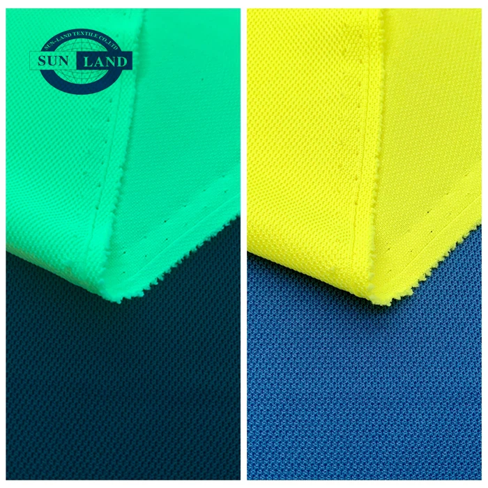 Polo Shirt Golf Summer Clothing 100% Cleancool Anti-Bacterial Quick Drying Polyester Pique Fabric