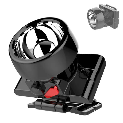 0.5W High quality super bright rechargeable Lithium battery LED head torch