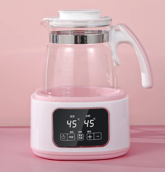 factory OEM/ODM service customization electric glass kettle boil water baby milk  keep warm