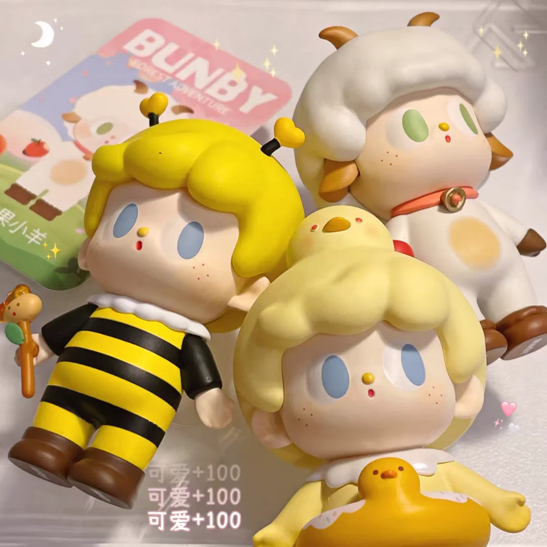 Hot product cute Mold Plastic Art Figure BUNBY toys mystery box A fairy tale adventure series blind box packaging