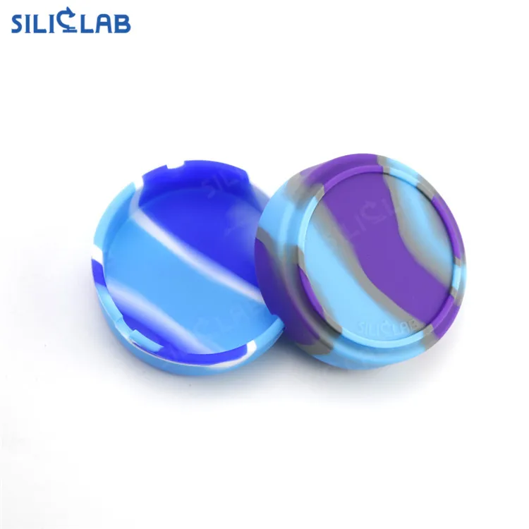 
Colored Melamine Comic Theme Outdoor Smoking Silicone Pocket Ashtray Round 