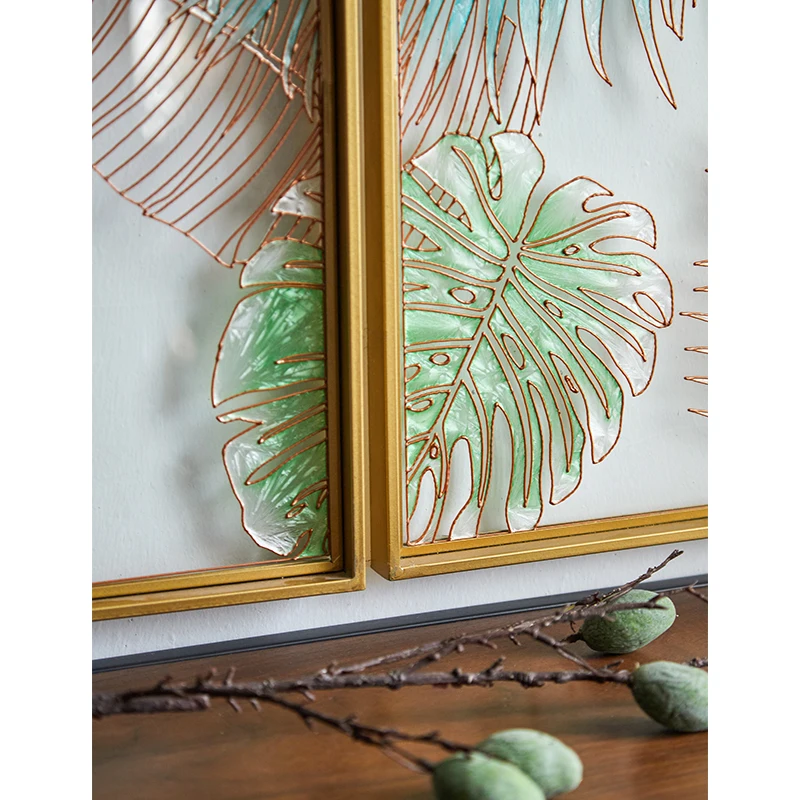 Essent Farmhouse Furniture 84*35*155CM Hand Paint Glass Door Wine Cabinet Solid Wood Villa Cabinet With Two Doors