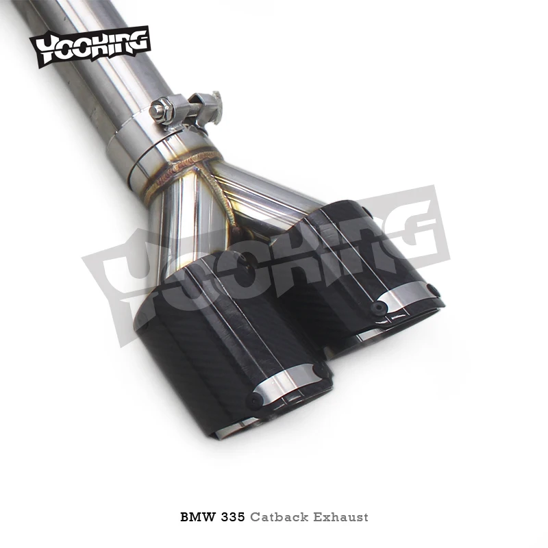 Заводская выхлопная труба Valvetronic для BMW 335/335i F30 3 0 T 2012-2016 гоночная из нержавеющей стали