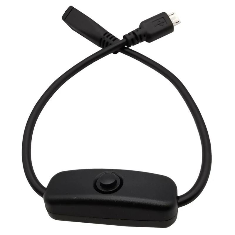 Удлинительный кабель Micro USB с переключателем ВКЛ./ВЫКЛ. Для мобильного телефона планшета Raspberry Pi