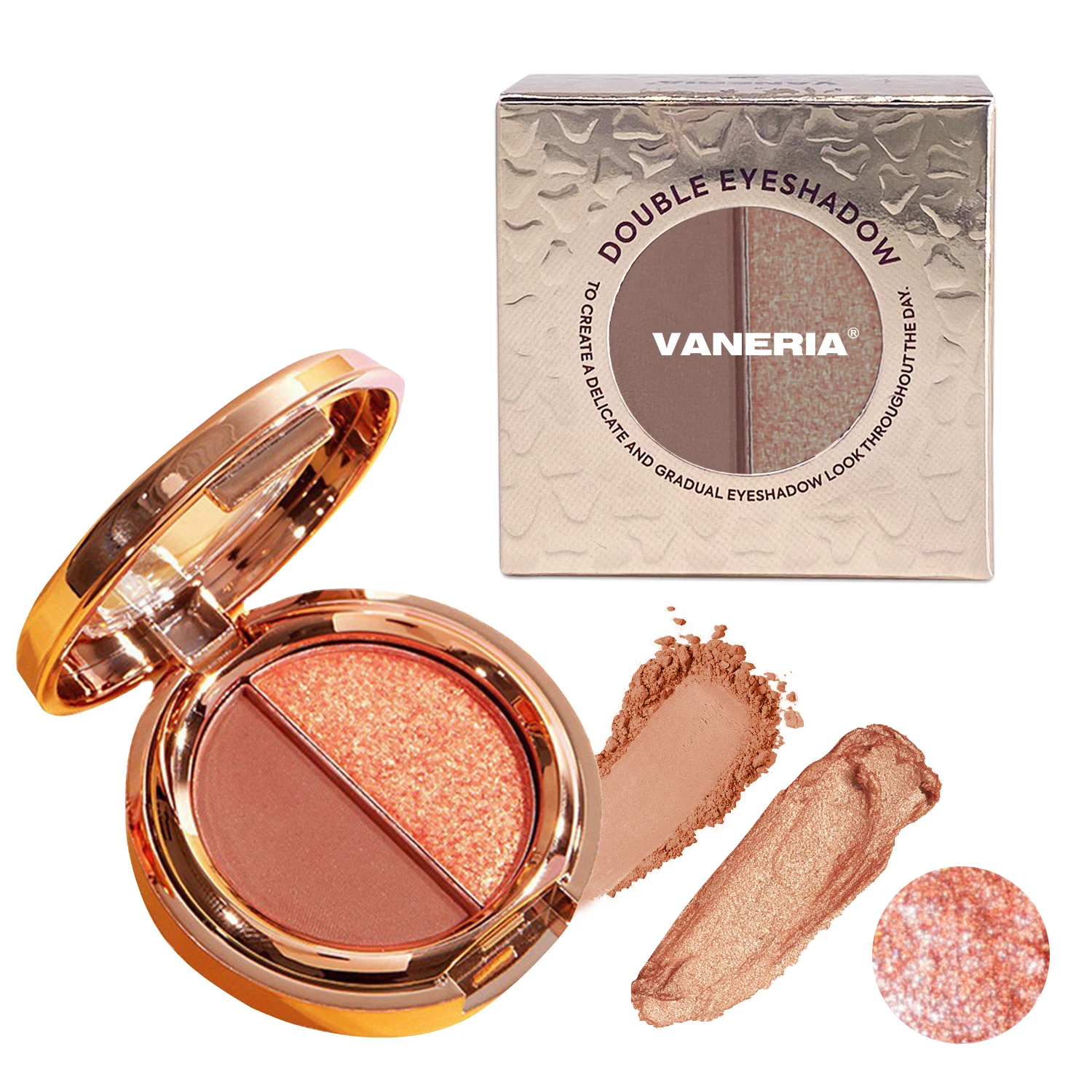 Custom Eyeshadow Palette Matte Eye Shadow Makeup High Pigmented Naturing-Looking Glitter Eyeshadow