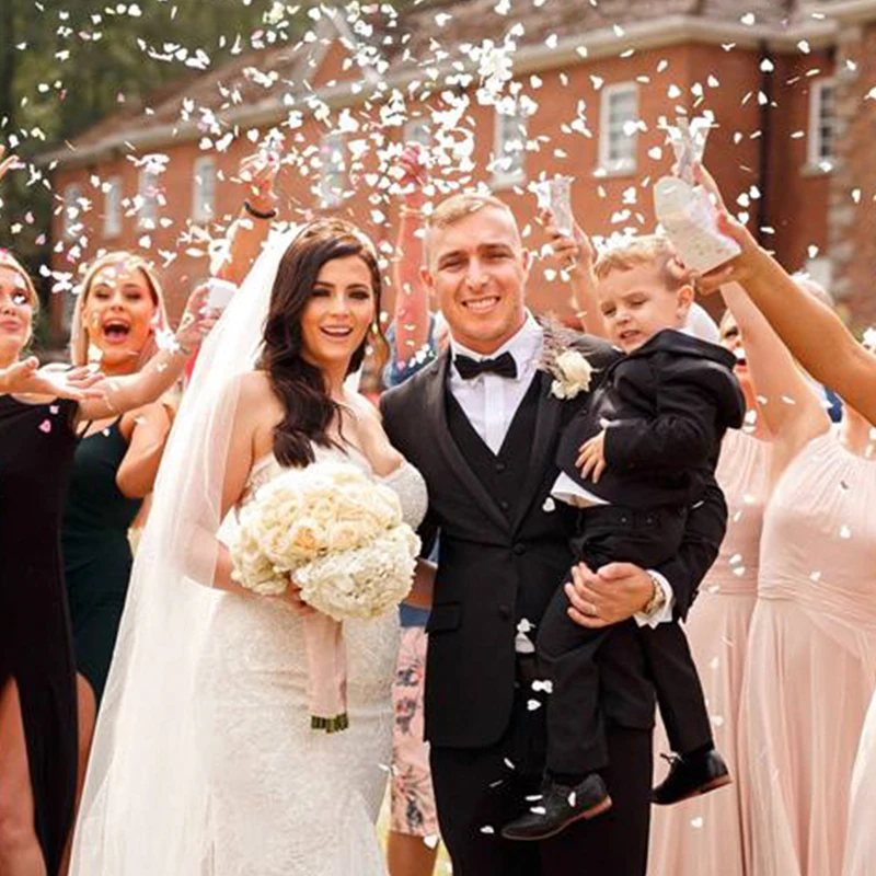 2022 2023 Biodegradable Wedding Pop Cones Real Dried Flower Petals Confetti Decorative Rose Jasmine Petals Confetti Flowers