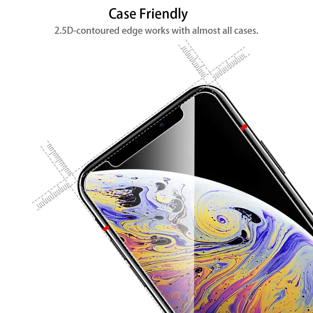 Закаленное стекло для iPhone 11/11 pro/11 pro Max защита экрана 9H 2.5D 0 33 мм прозрачная Высококачественная