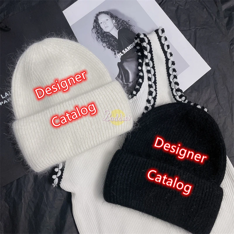 Designer Embroidery Knit Wool Beanie Hat Famous Brand Women Luxury Winter Hats Streetwear Luxury Accessories Best Hat