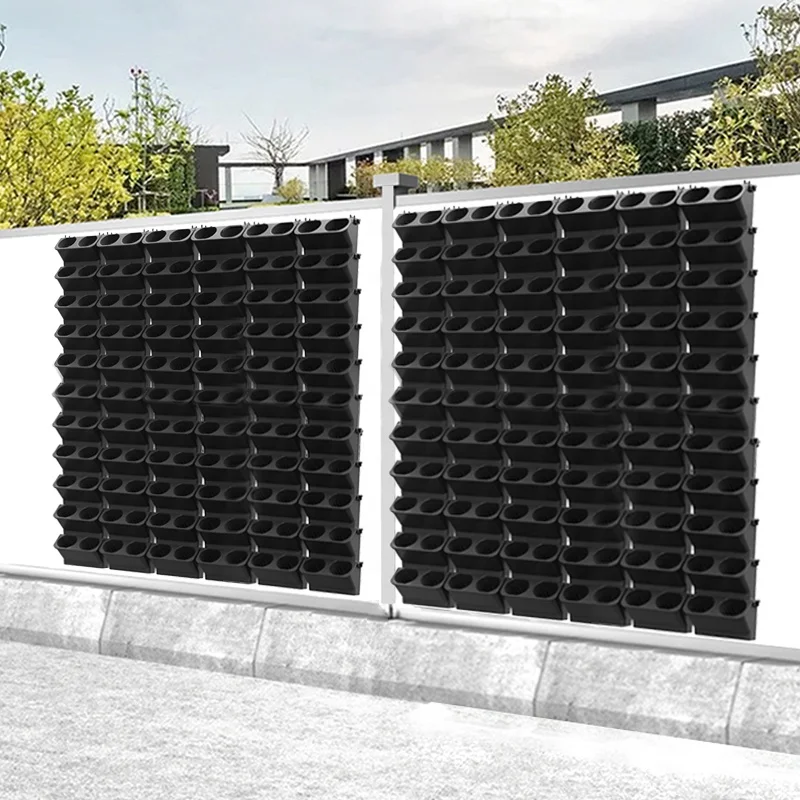 Garden Hanging Wall Planters Indoor Outdoor Green Wall System Vertical Living Wall Flower Pots