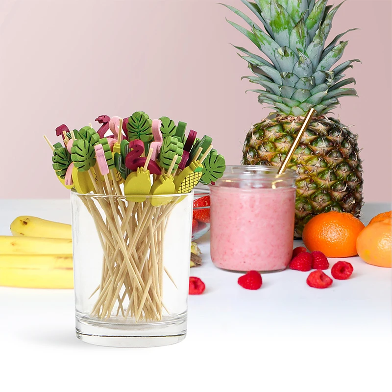 Cheap Price Bamboo Skewer Cocktail Picks Fruit Picks For Party