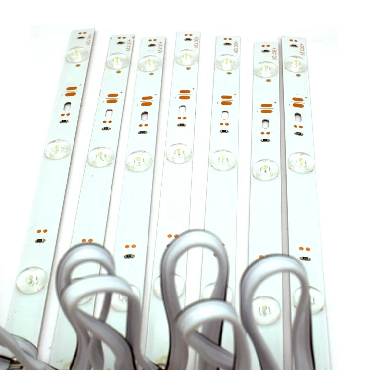LED hard strip DC12V Lattice Backlight Hard strip with SMD3030 12leds 12W 18W 15W curtain 170 degrees lens diffusion LED bar str
