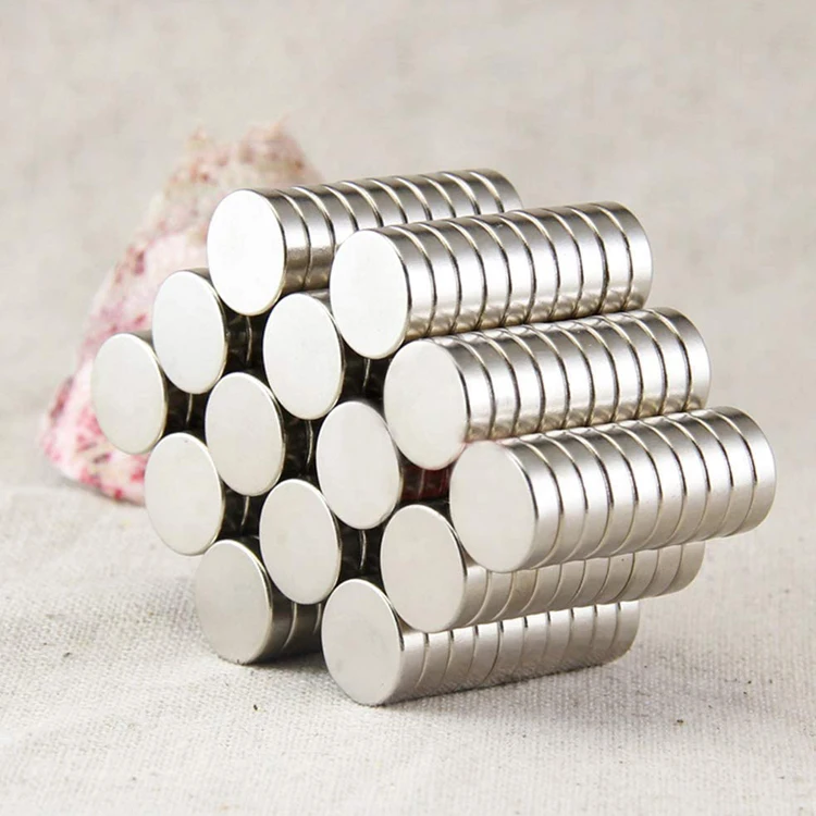 Hot sale china factory n35-n52 round neodymium magnet magnetic holder button magnet disc neodymium magnet for bag jewelry fridge