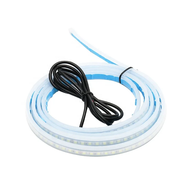 Others Car Light Accessories Flexible Daytime Running Light Strip Universal Decoration Lamp DRL For Car Hood Led Light