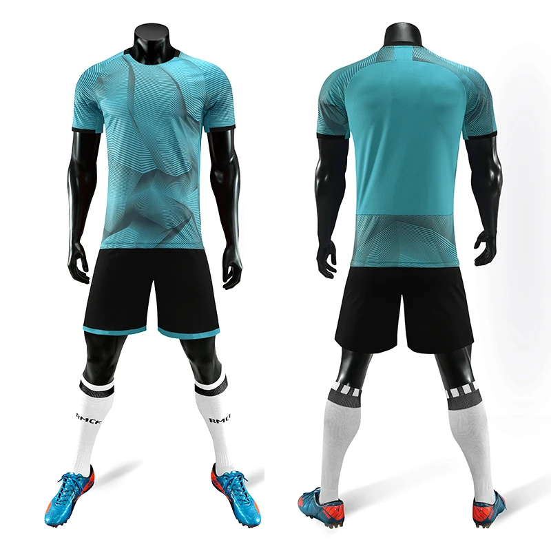 wholesale  Custom Blank Sublimation Top Quality Soccer Uniform Football Jerseys Set for men