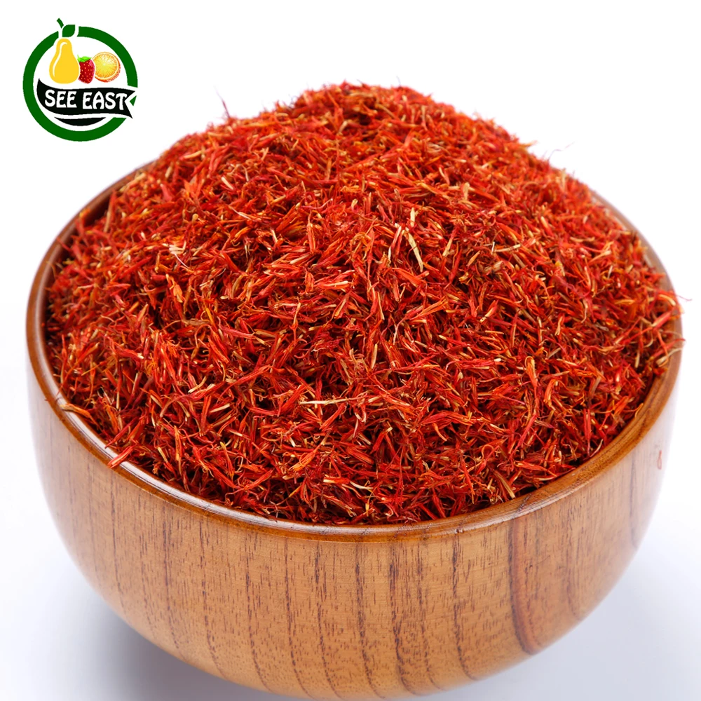 High quality Chinese dried all red flower carthami herb tea flower safflower carthamus with good price in full bloom