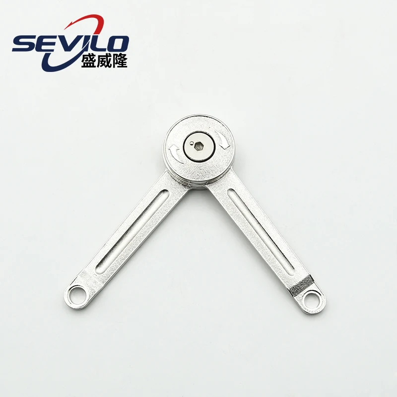 Zinc alloy cabinet lift-up flap support for wardrobe lid stay soft down lid support hinge stay
