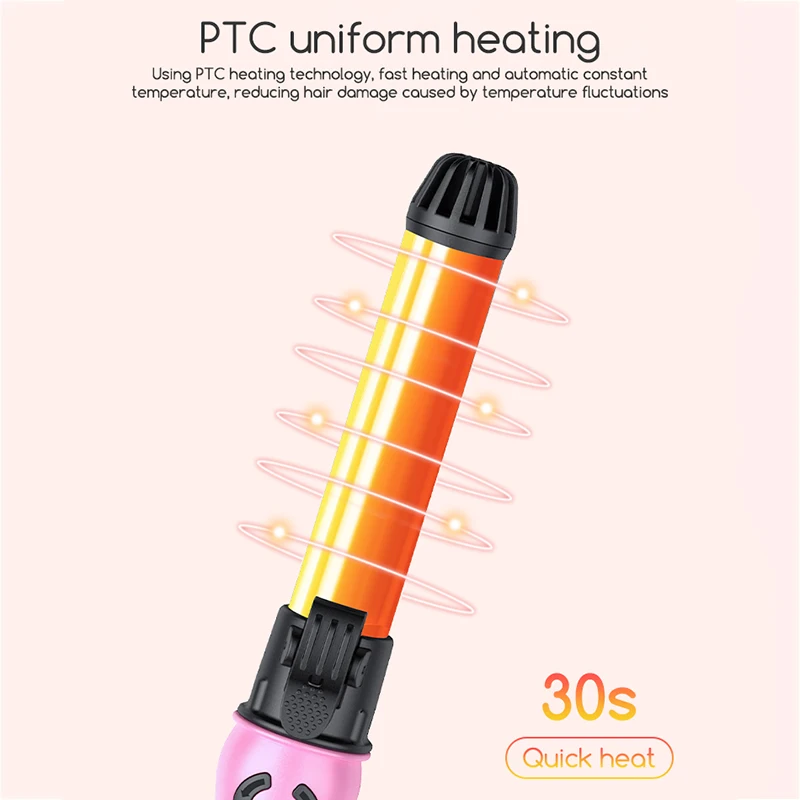 Oem Factory Price Magic Hair Styler Curling Irons Waver Wand Automatic Hair Curler Iron Electric Auto Rotating Hair Crimper Iron