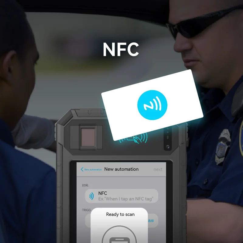 HUGEROCK B81 Rugged Android Tablet administration public security devices integrated writer precision control nfc gnss survey