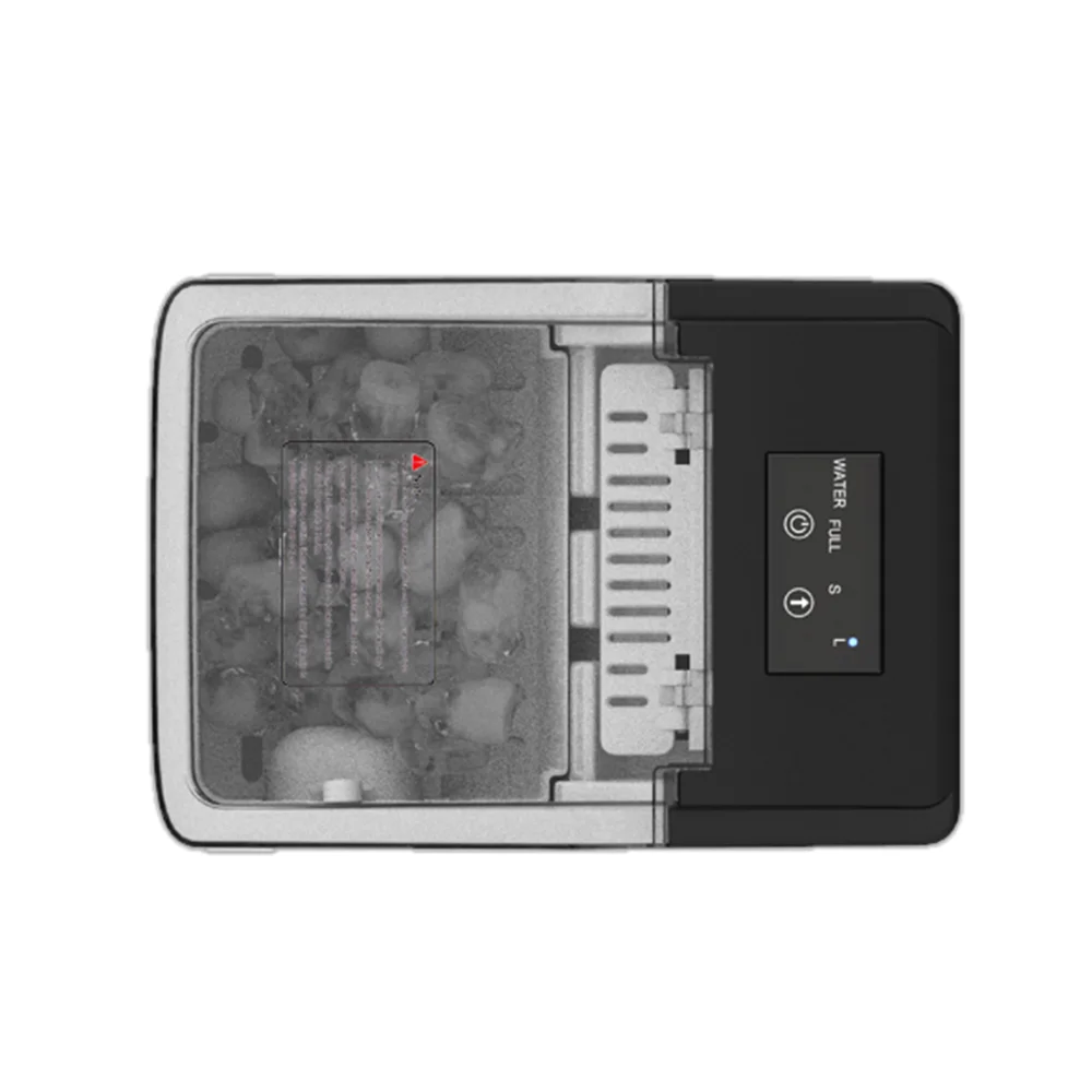 New Design Automatic Stainless Steel Housing Ball Countertop Portable Nugget Ice Maker