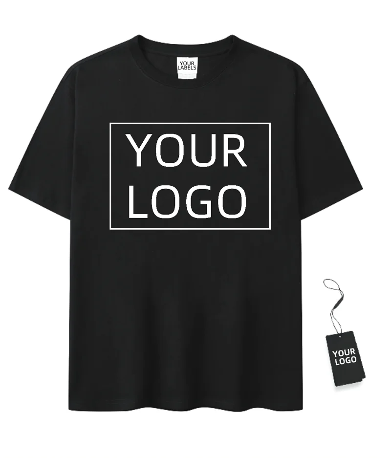 High Quality Heavyweight Plain Oversized Tshirt Printing Embroidery Custom Blank 100% Cotton Men T Shirt