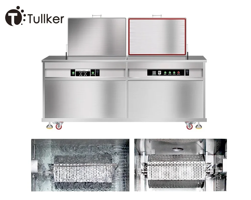Промышленный ультразвуковой очиститель, роликовая барабанная система, сверхзвуковая ванночка, металлические детали, автомобильный обезжириватель для масла и ржавчины