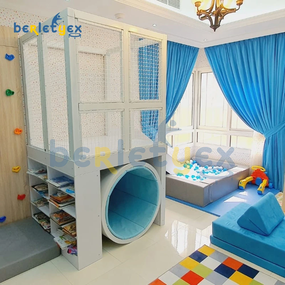 Berletyex playground equipment baby climbing blocks soft foam block play set area kids indoor