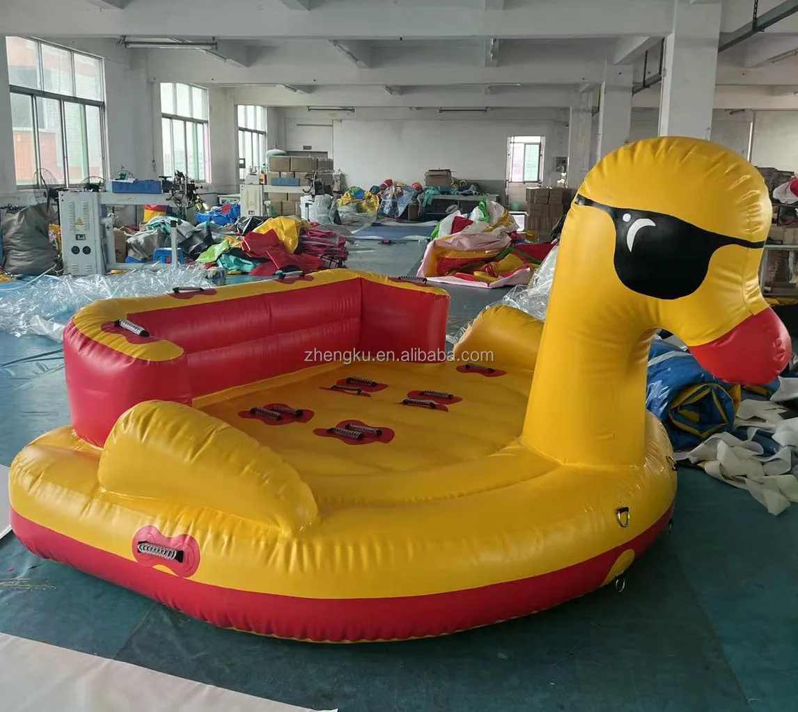 Новая дизайнерская надувная плавающая буксируемая водяная Утка Лодка для продажи