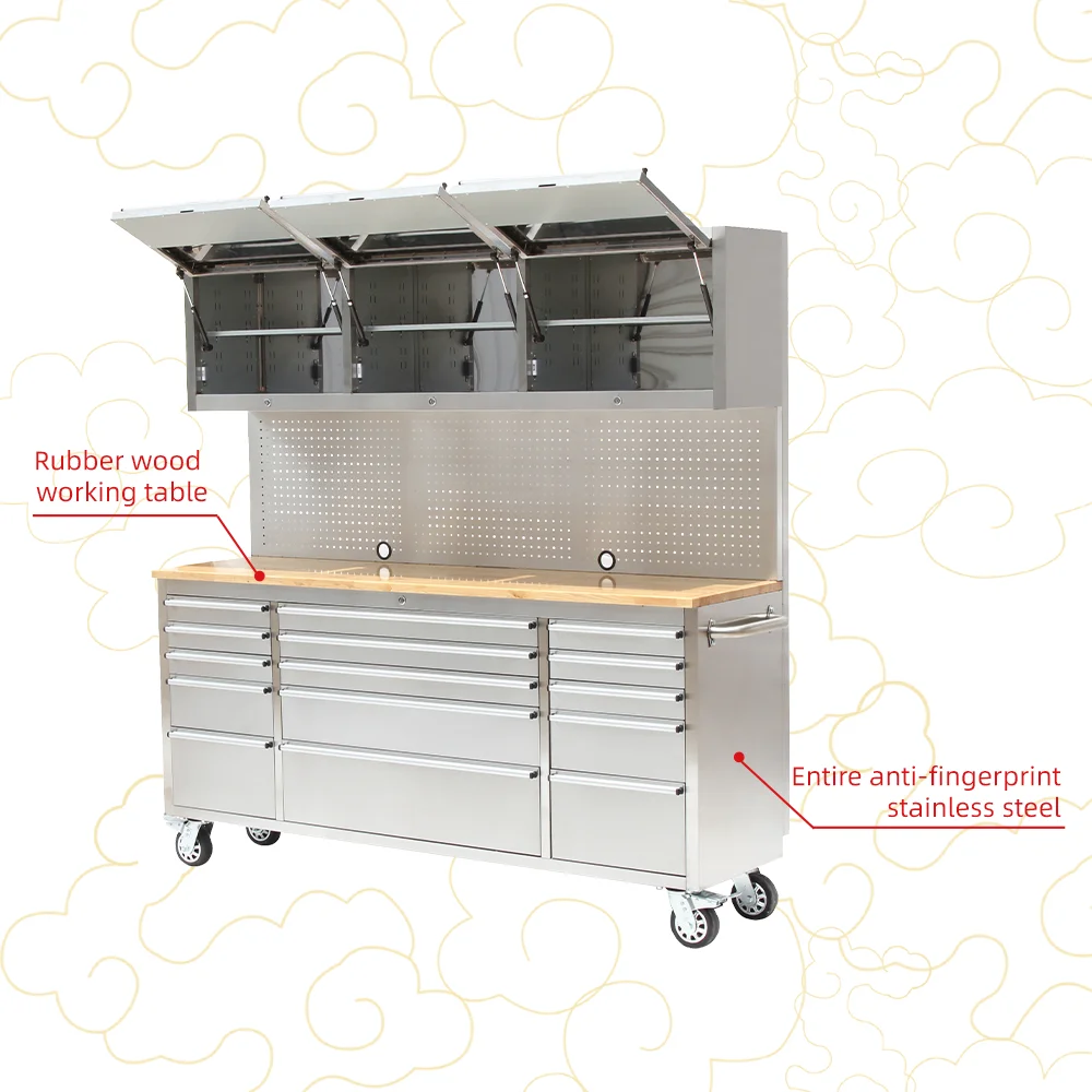 72 inch professional workshop tools cart multifunctional mechanical tool cart stainless steel utility rolling chest