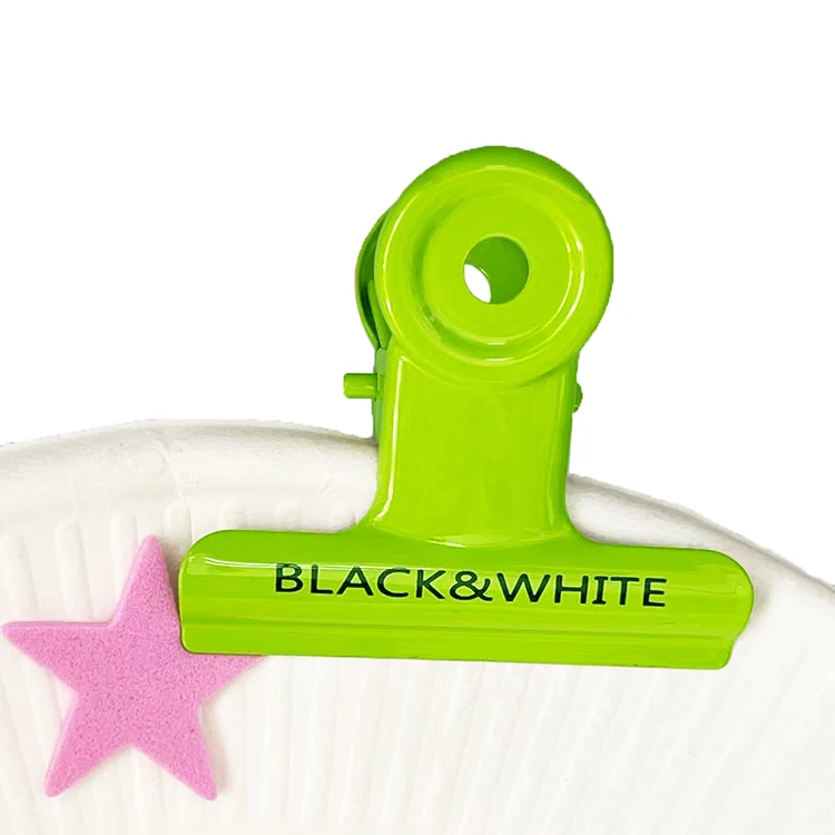 professional manufacturer customized design suv heat transfer printing 31mm 50mm 65mm binder clip