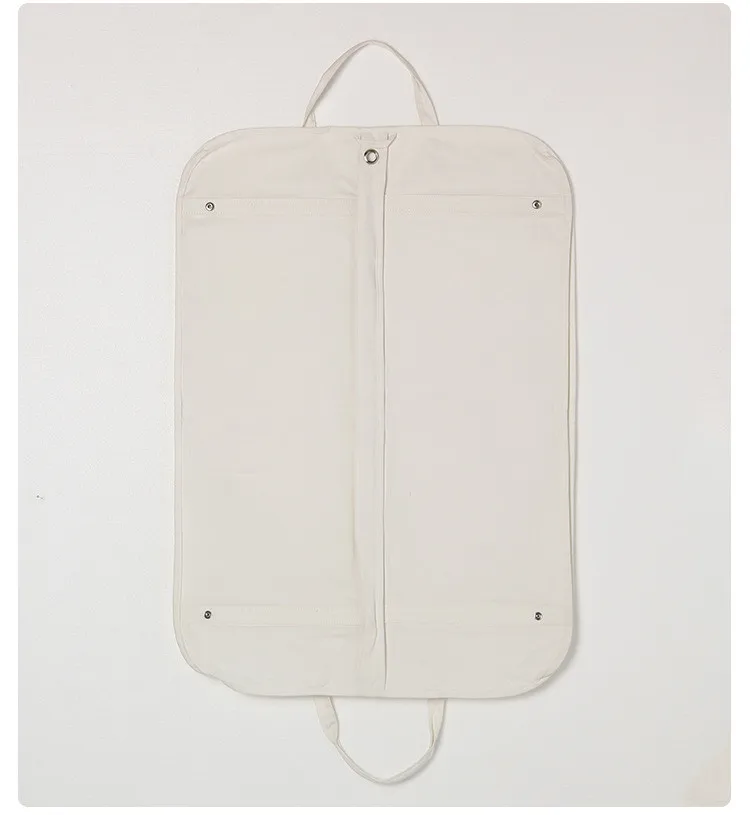
Wholesale Foldable Cotton Fabric Suit Cover Zipper Bag Wedding Dress Garment Bag With Custom Logo 