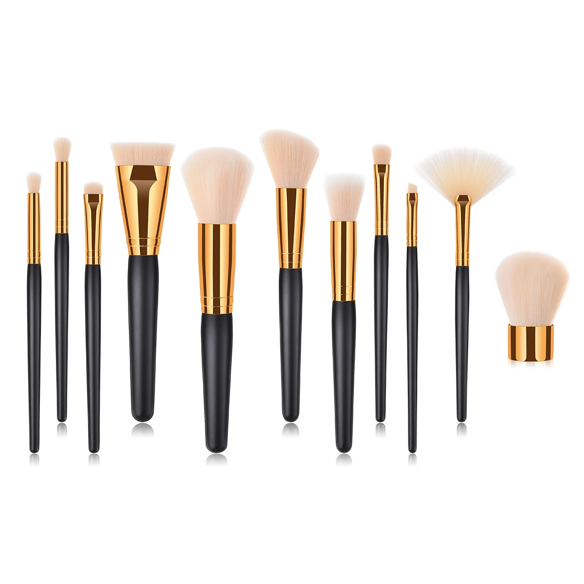 cosmetics wholesale price natural hair makeup brush set