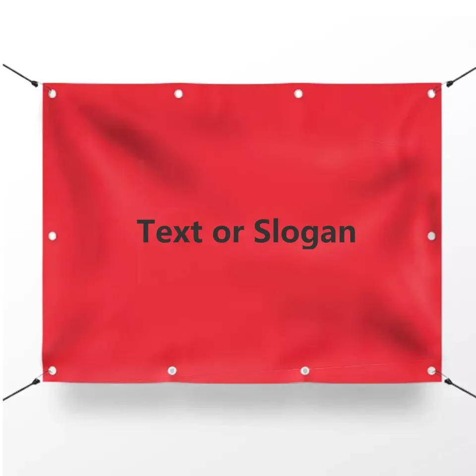 Custom logo Printing Waterproof Outdoor Banner Advertising Promotional Flags PVC Vinyl Mesh