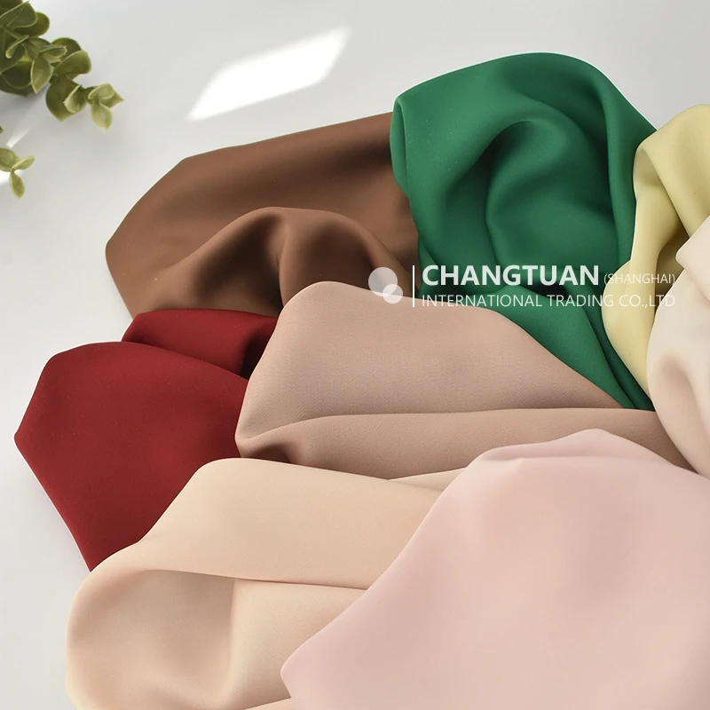 Wholesale High Quality Matte Stretch Satin Fabric Dull Face Draping Charmeuse Silky Satin For Dress Clothing Shirt